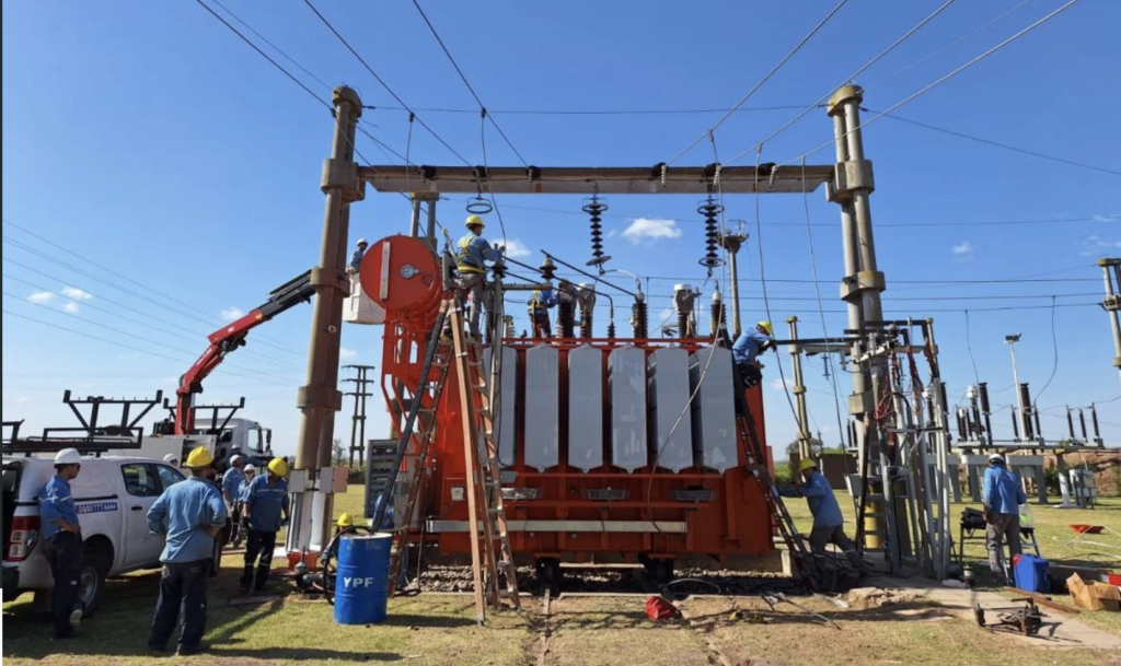 LA EPE REPOTENCIÓ LA ESTACIÓN TRANSFORMADORA DE CERES EN BENEFICIO DE 60.000 USUARIOS